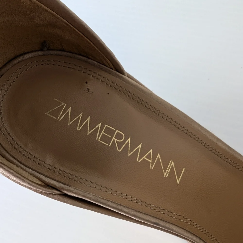Zimmermann Tan Wedge Pumps Women's 38 (US8) Heels Shoes